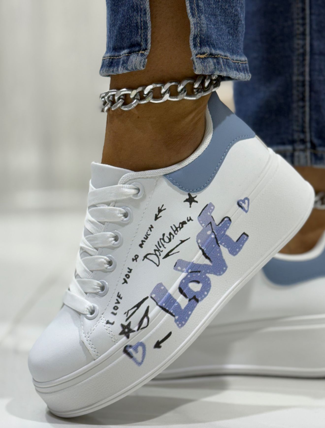 Love Blue  - Sneakers