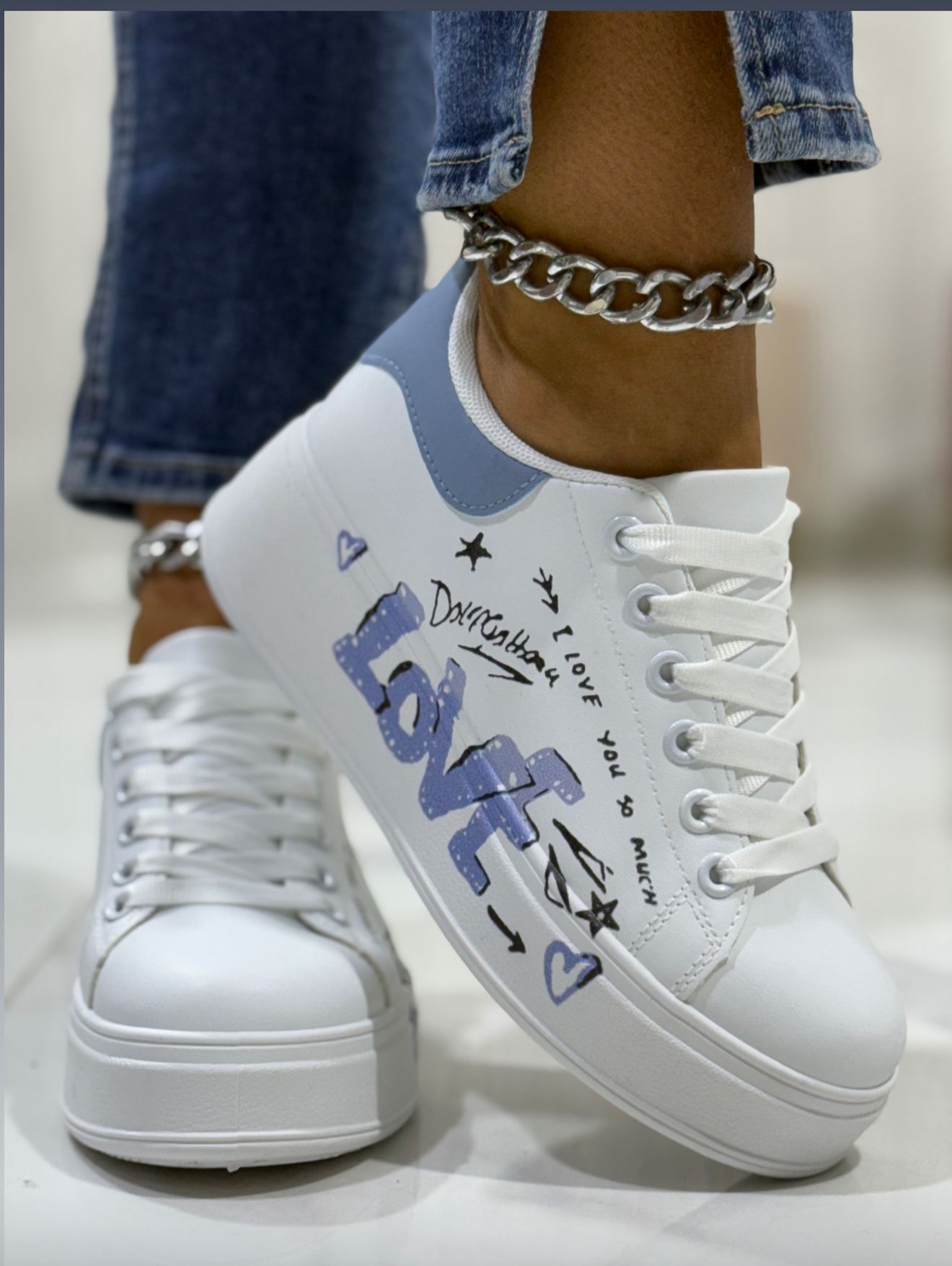 Love Blue  - Sneakers