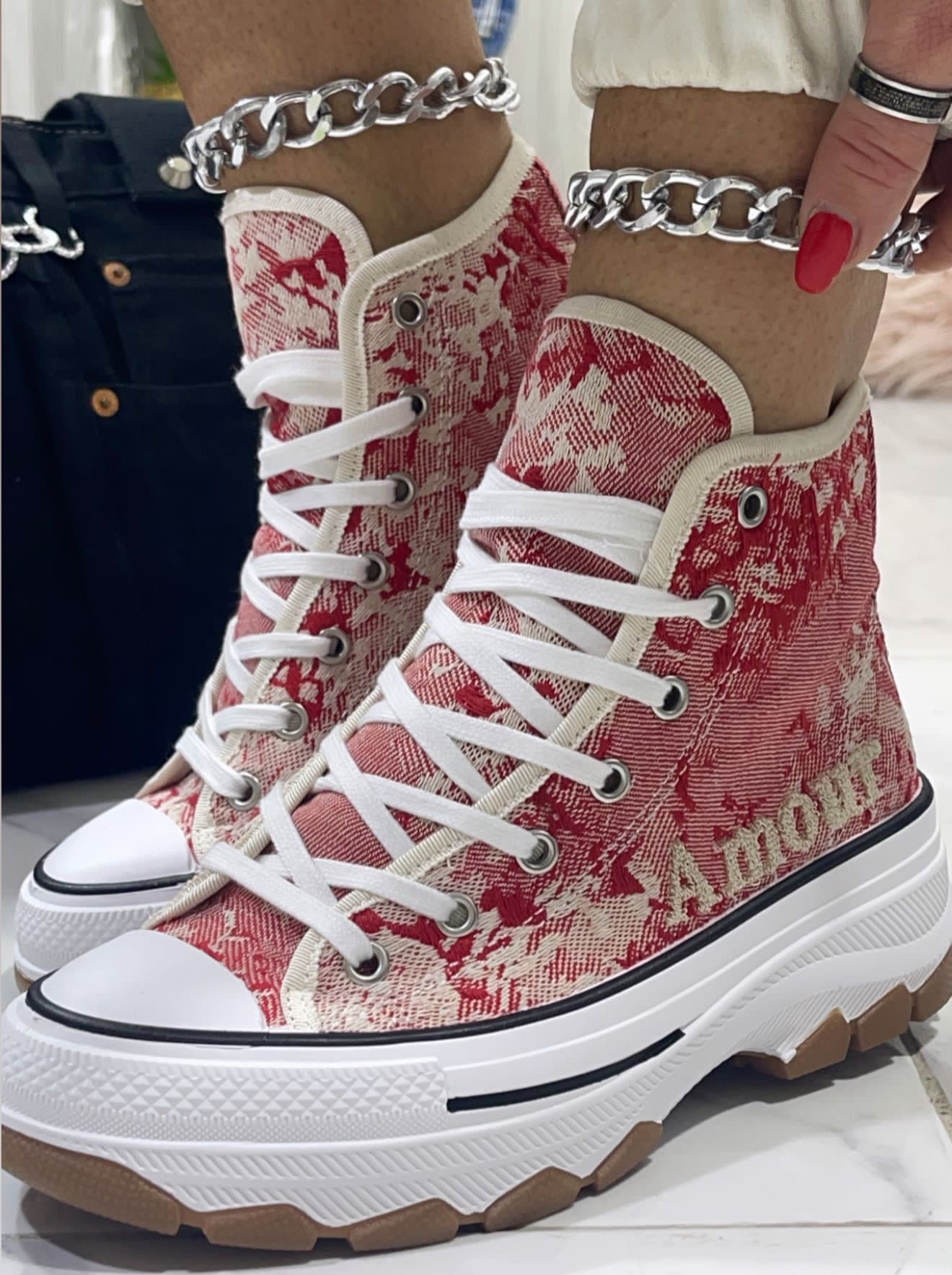 Aila Red - Sneakers