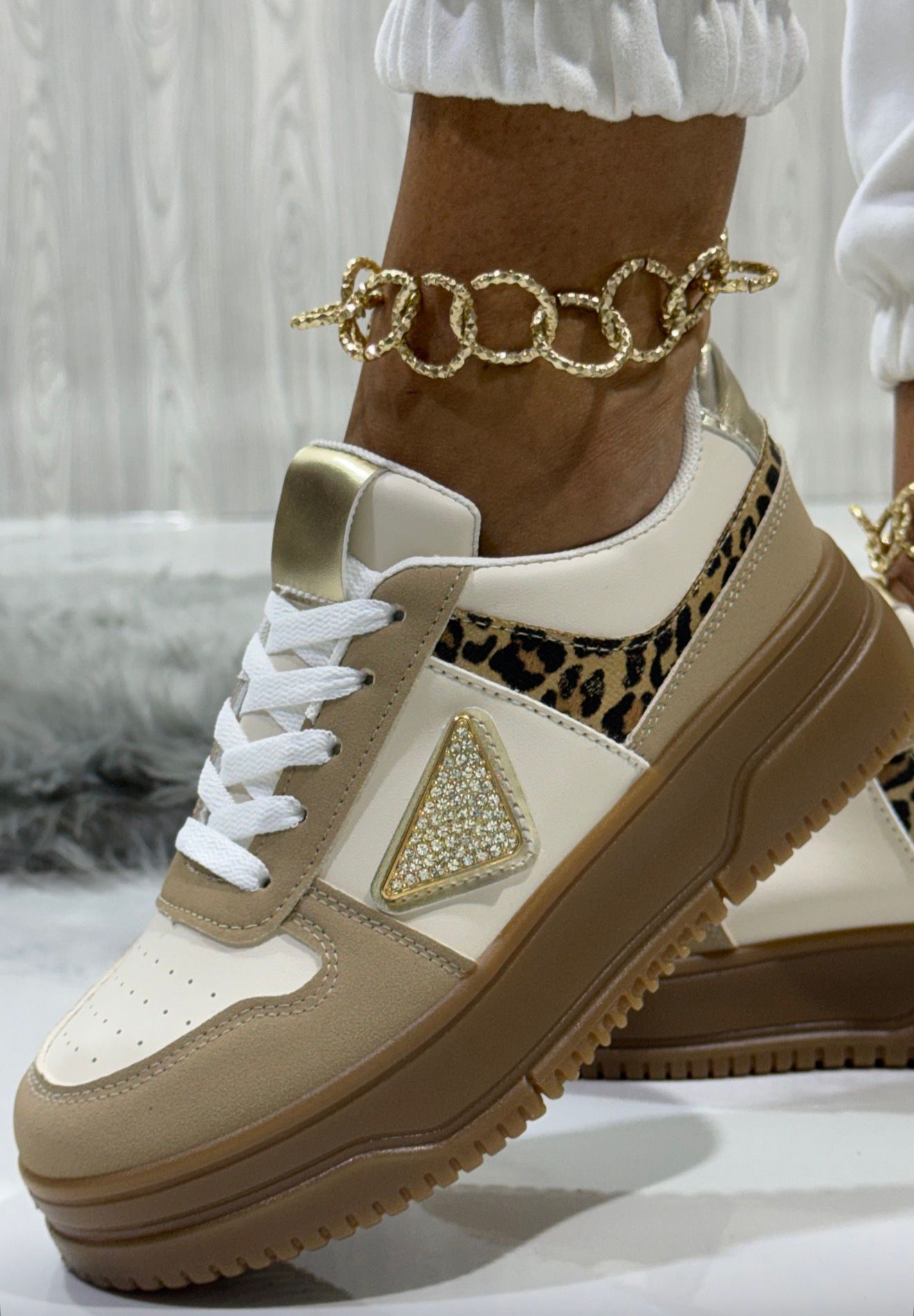 Egizia Beige  - Sneakers