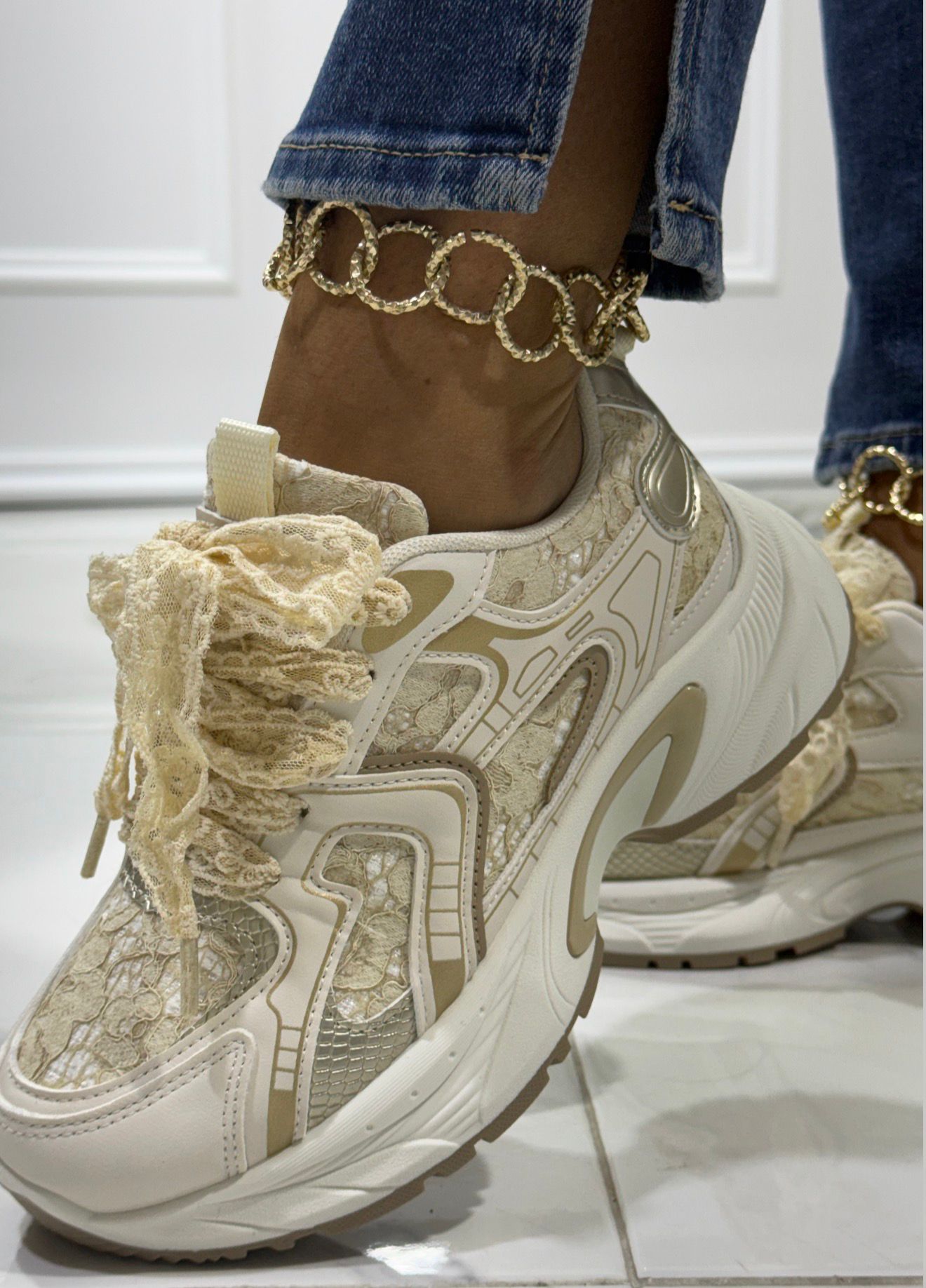 Sonia Beige - Sneakers