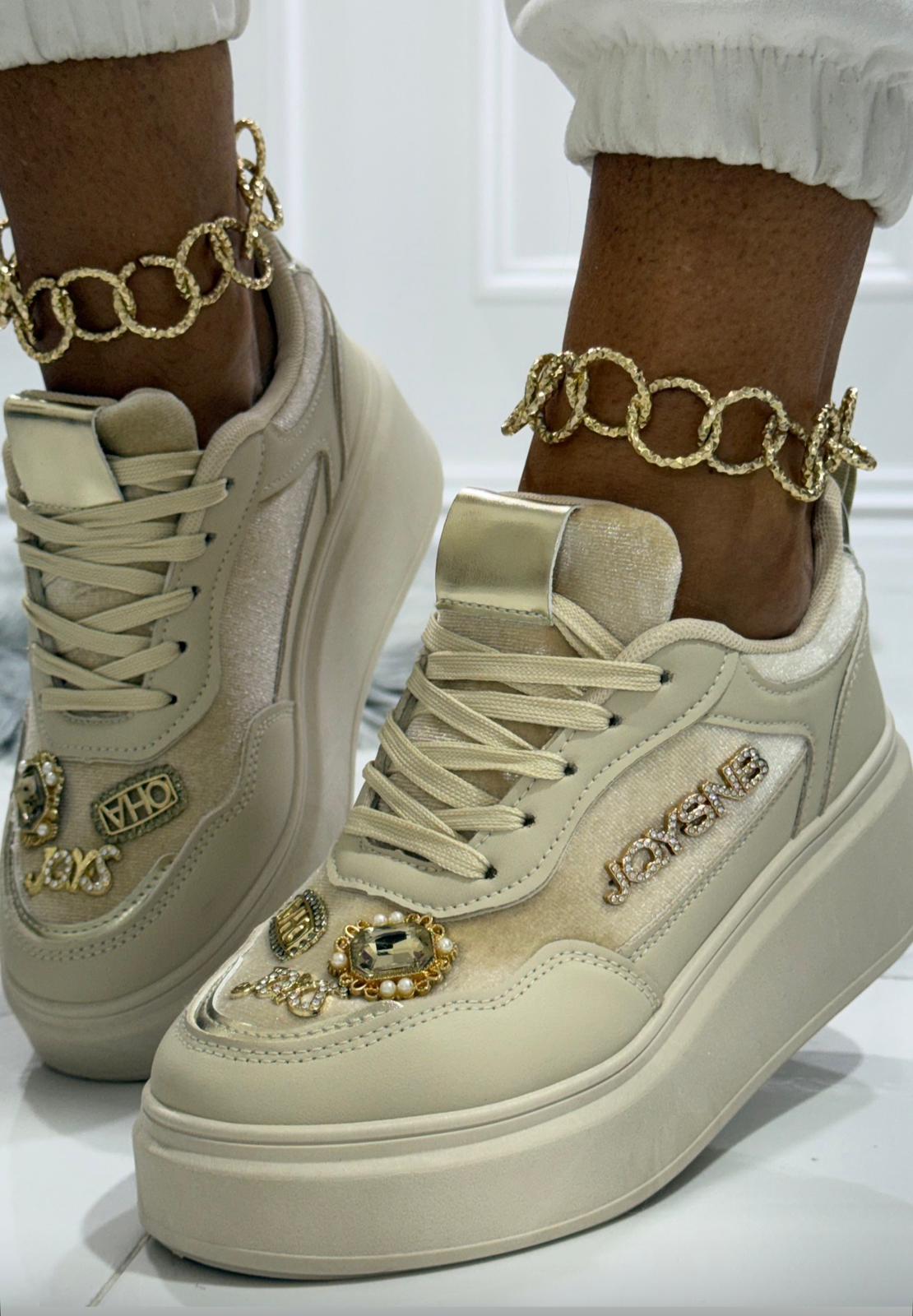 Samira Beige - Sneakers