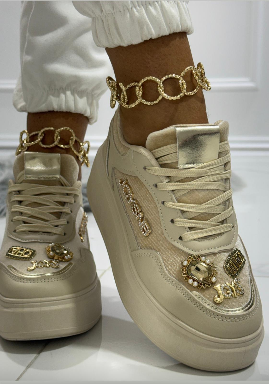 Samira Beige - Sneakers