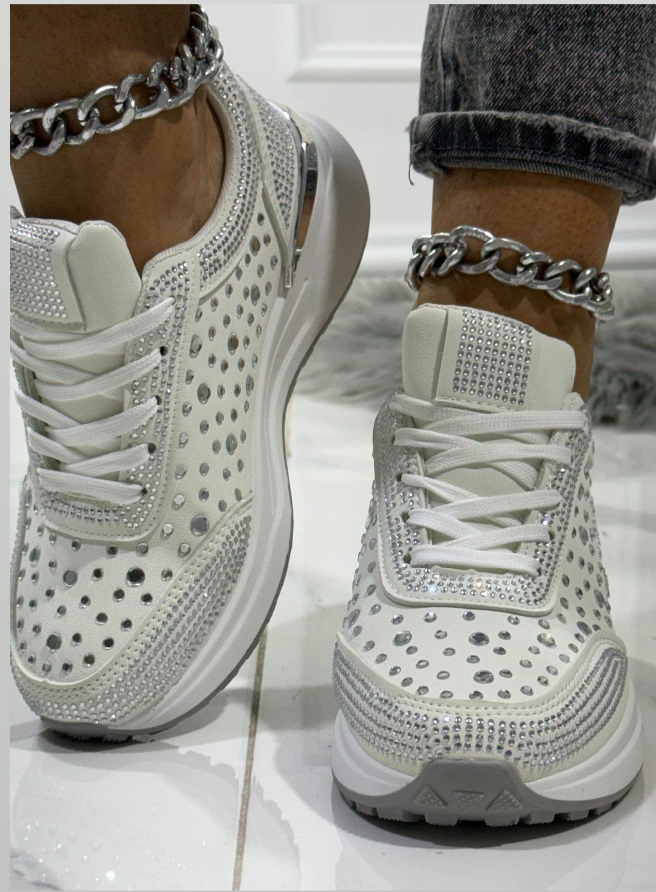 Diamante White - Sneakers