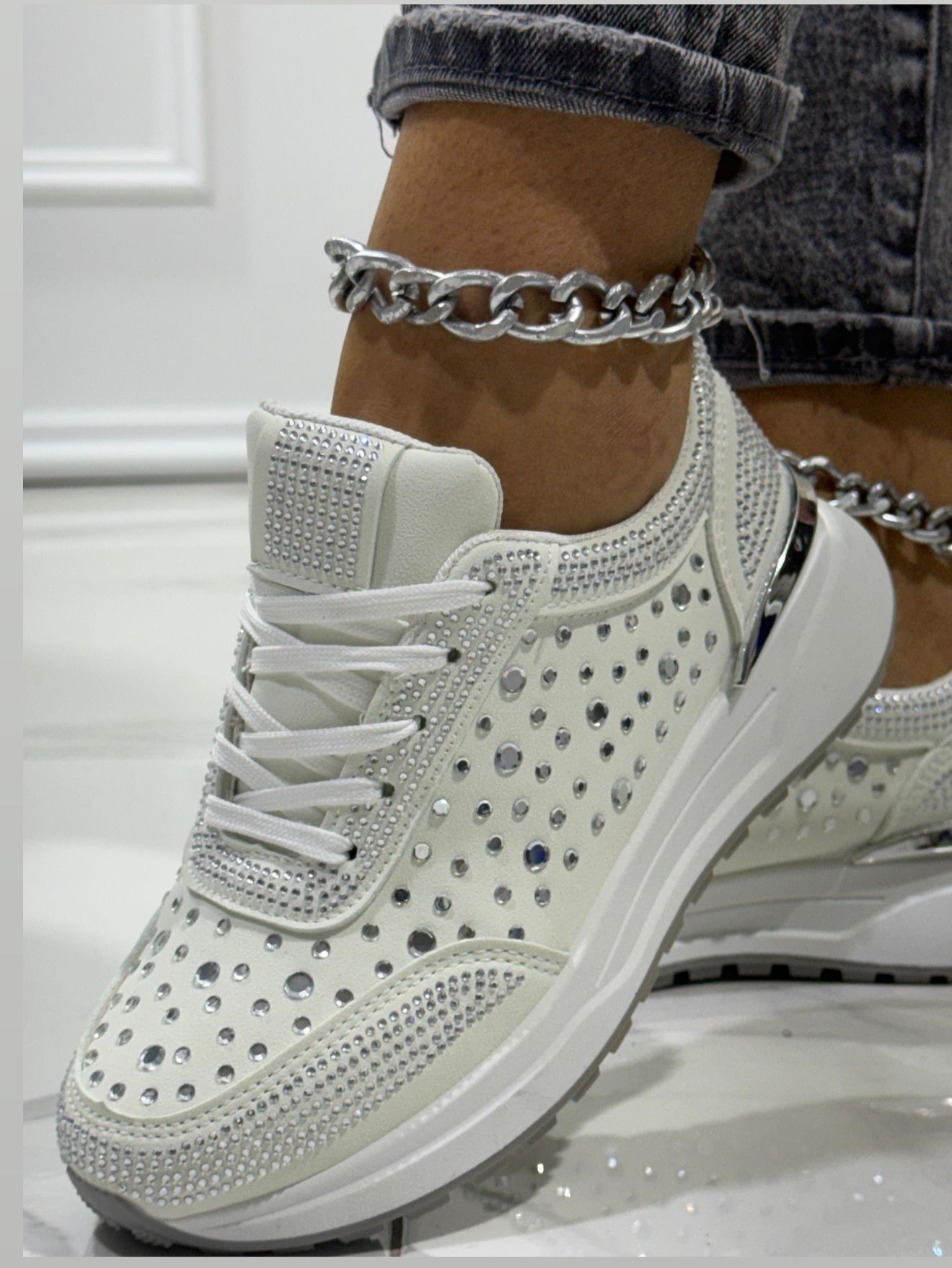 Diamante White - Sneakers