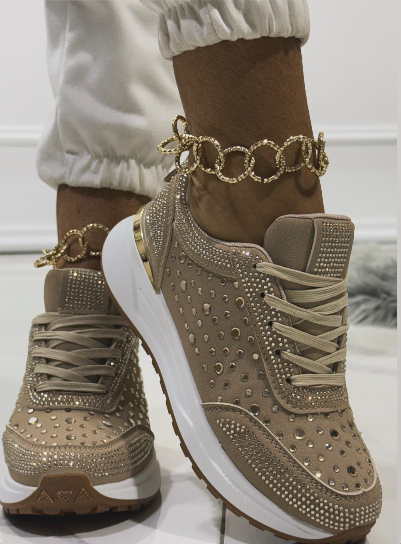 Diamante Camel - Sneakers