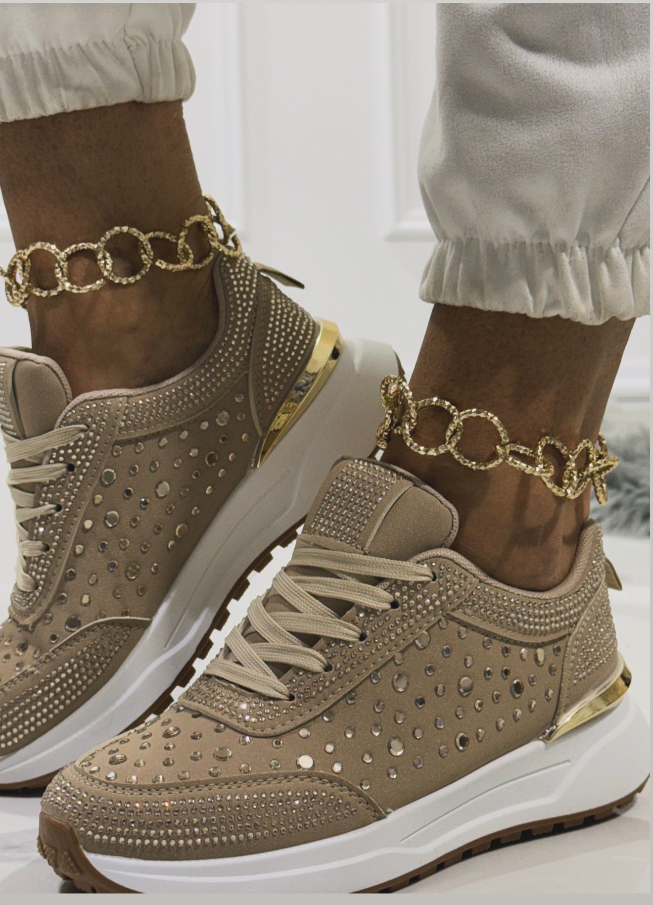 Diamante Camel - Sneakers