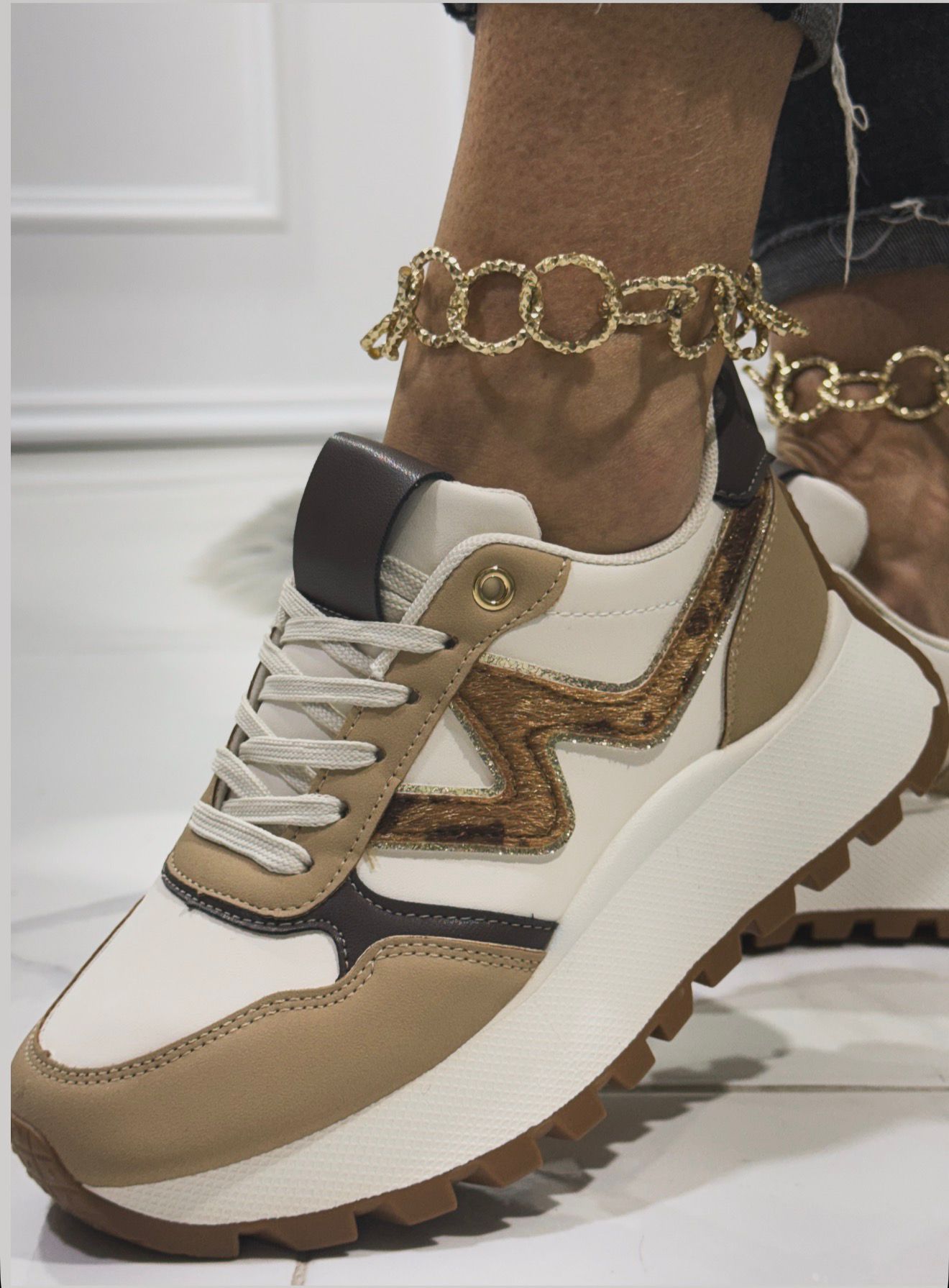 Dafne khaki  - Sneakers