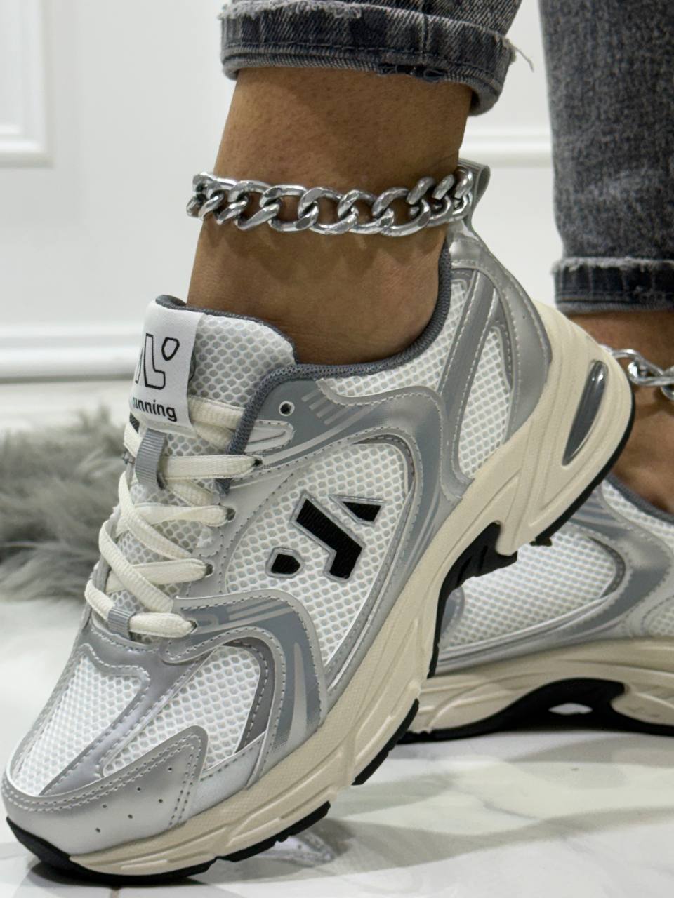 Alessia White/Grey - Sneakers