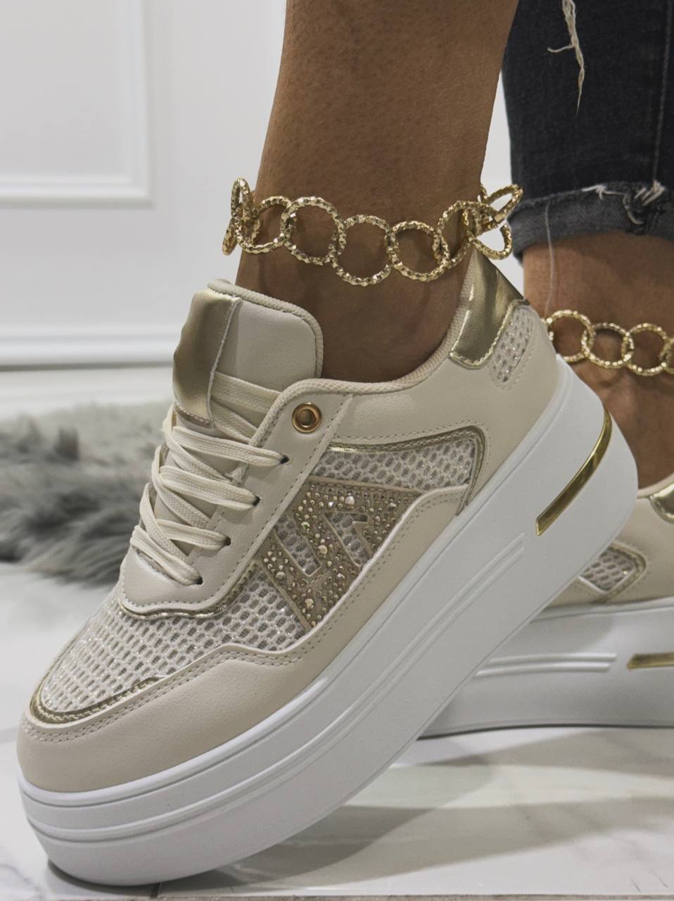 Lilly Beige - Sneakers