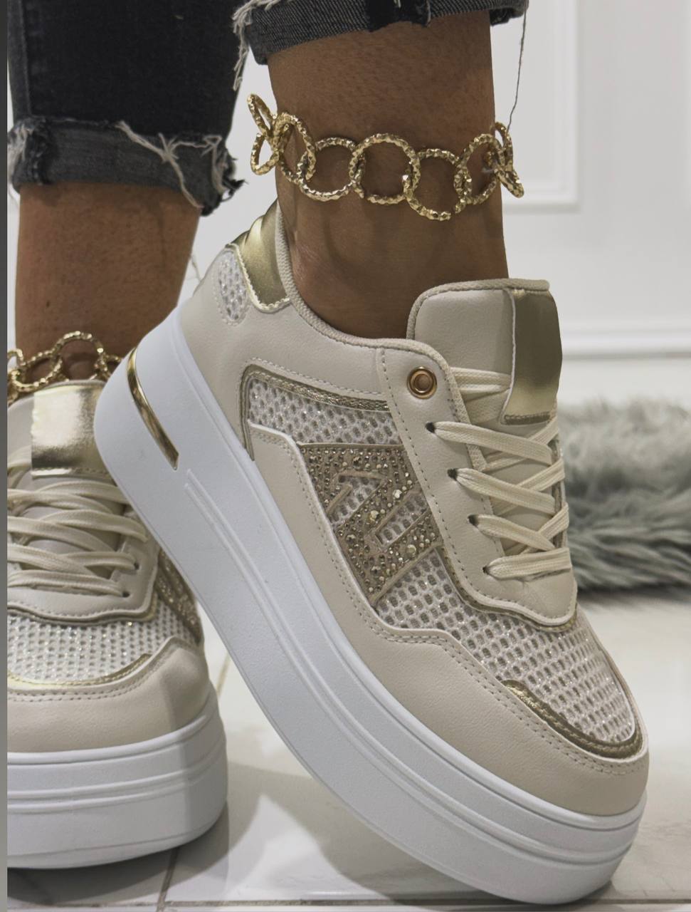 Lilly Beige - Sneakers