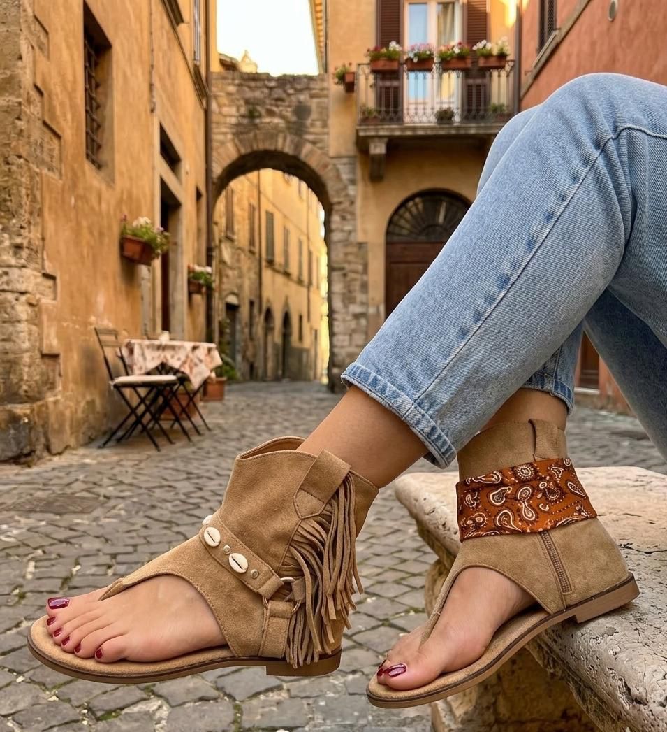 Omega Beige - Sandalo Basso