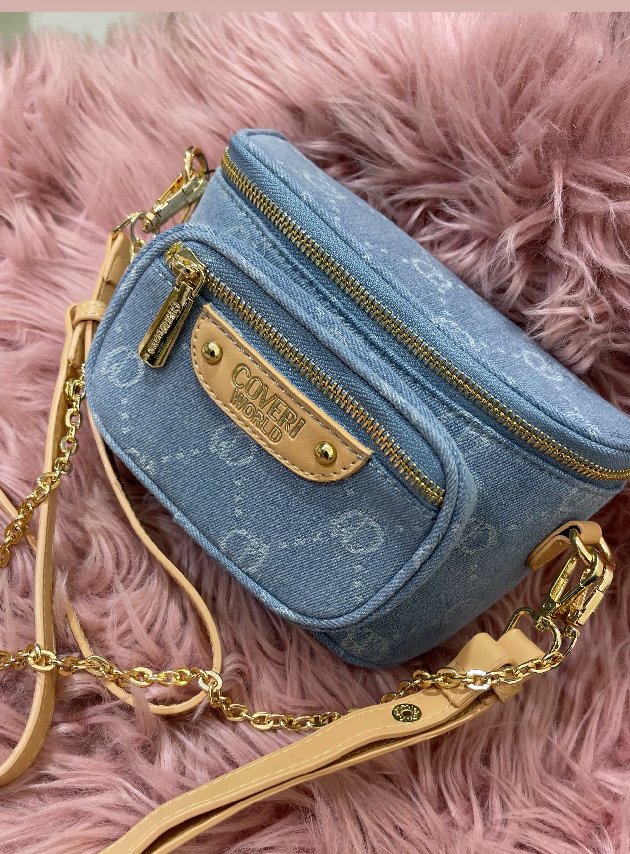 Zante Denim Celeste - Borsa Marsupio