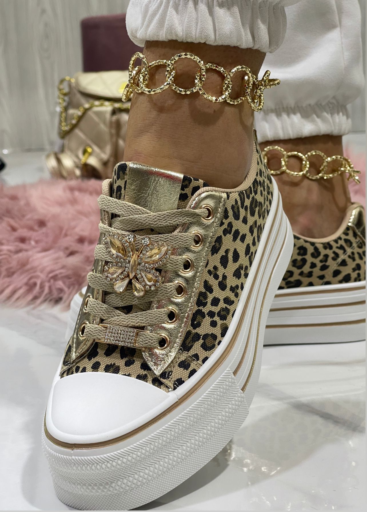 Adele Leopard - Sneakers