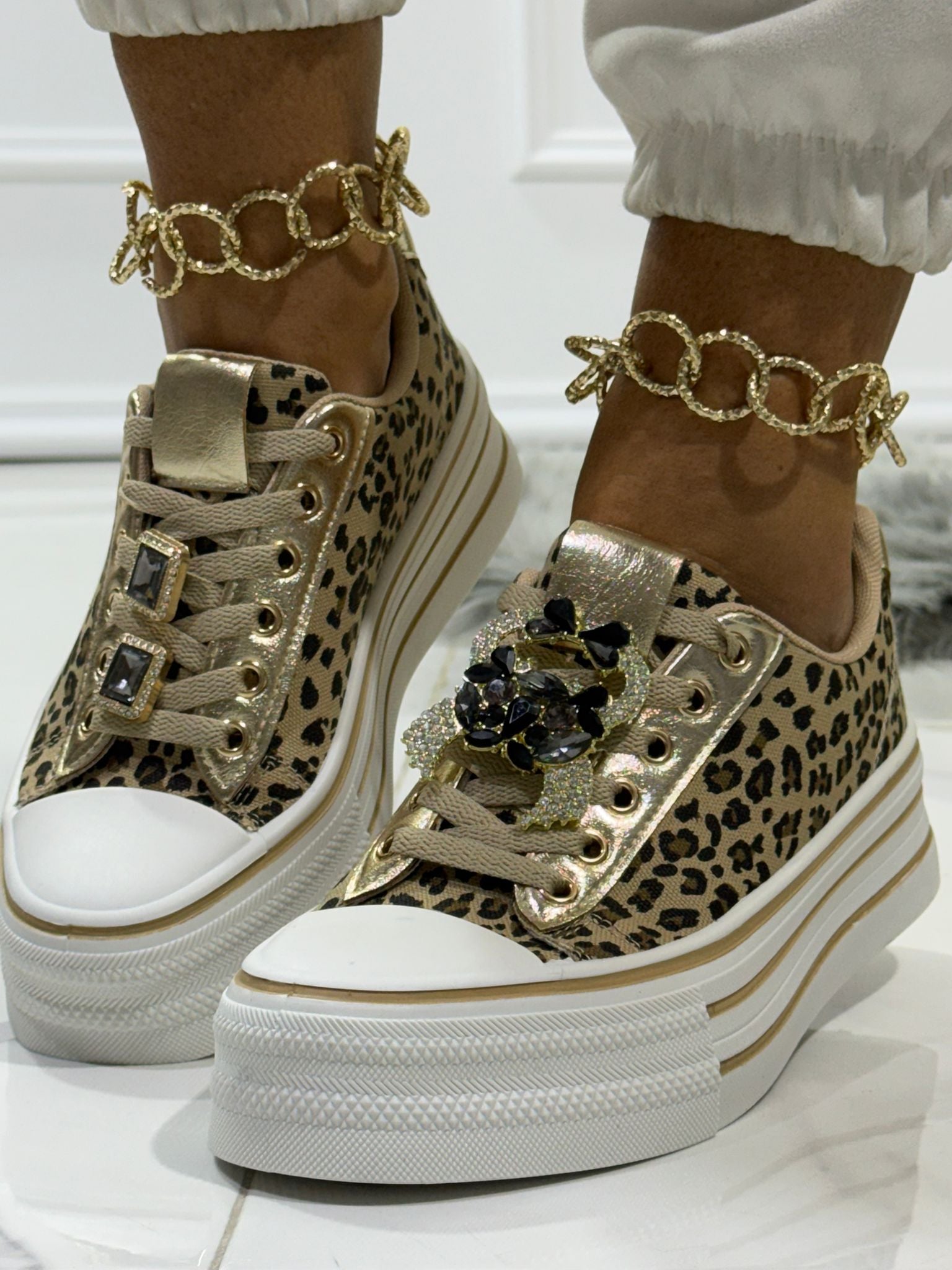 Lia Leopard - Sneakers