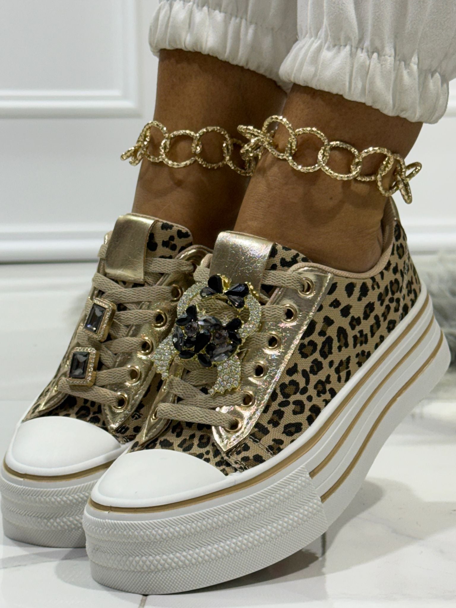 Lia Leopard - Sneakers
