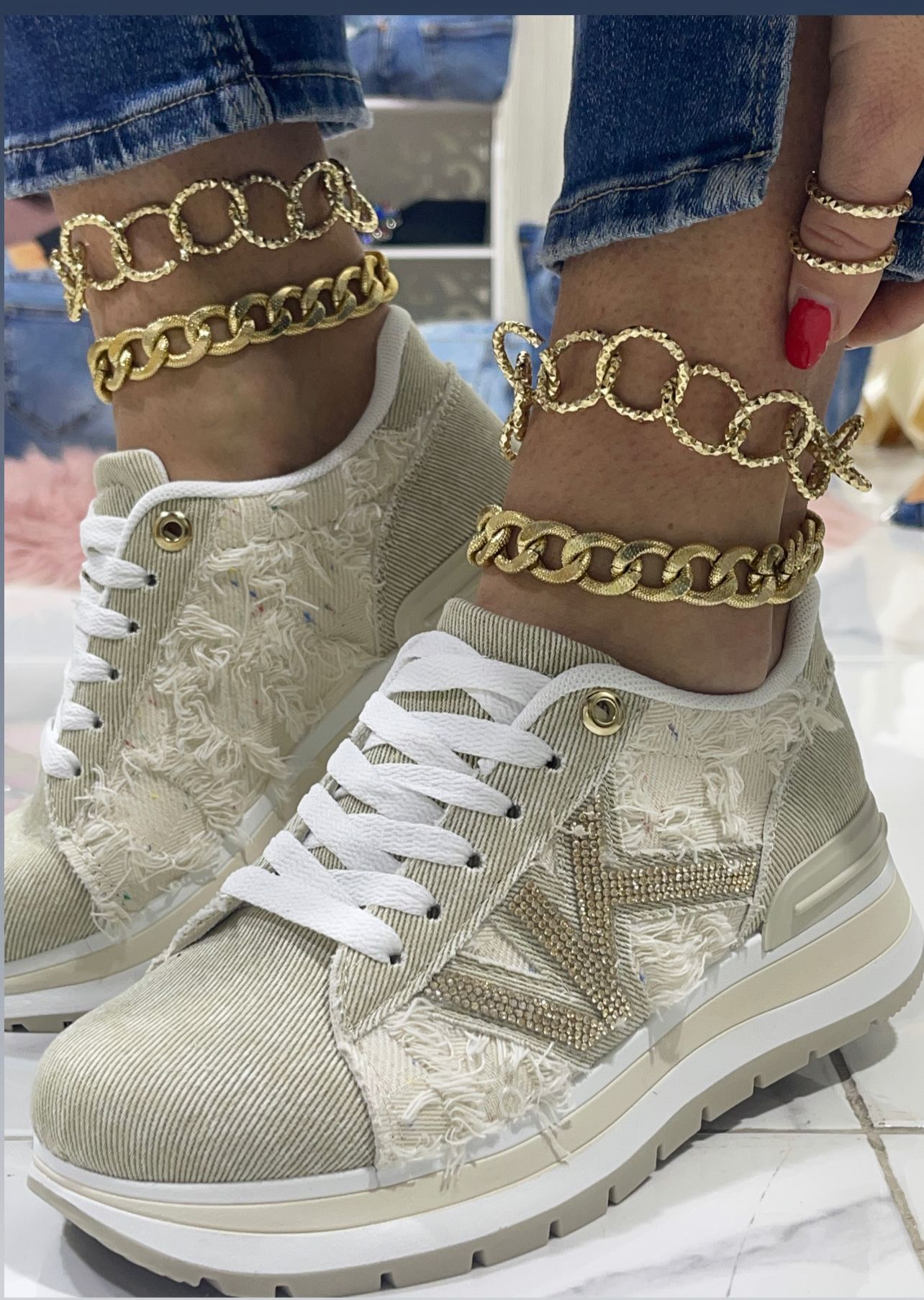 Iris Beige - Sneakers