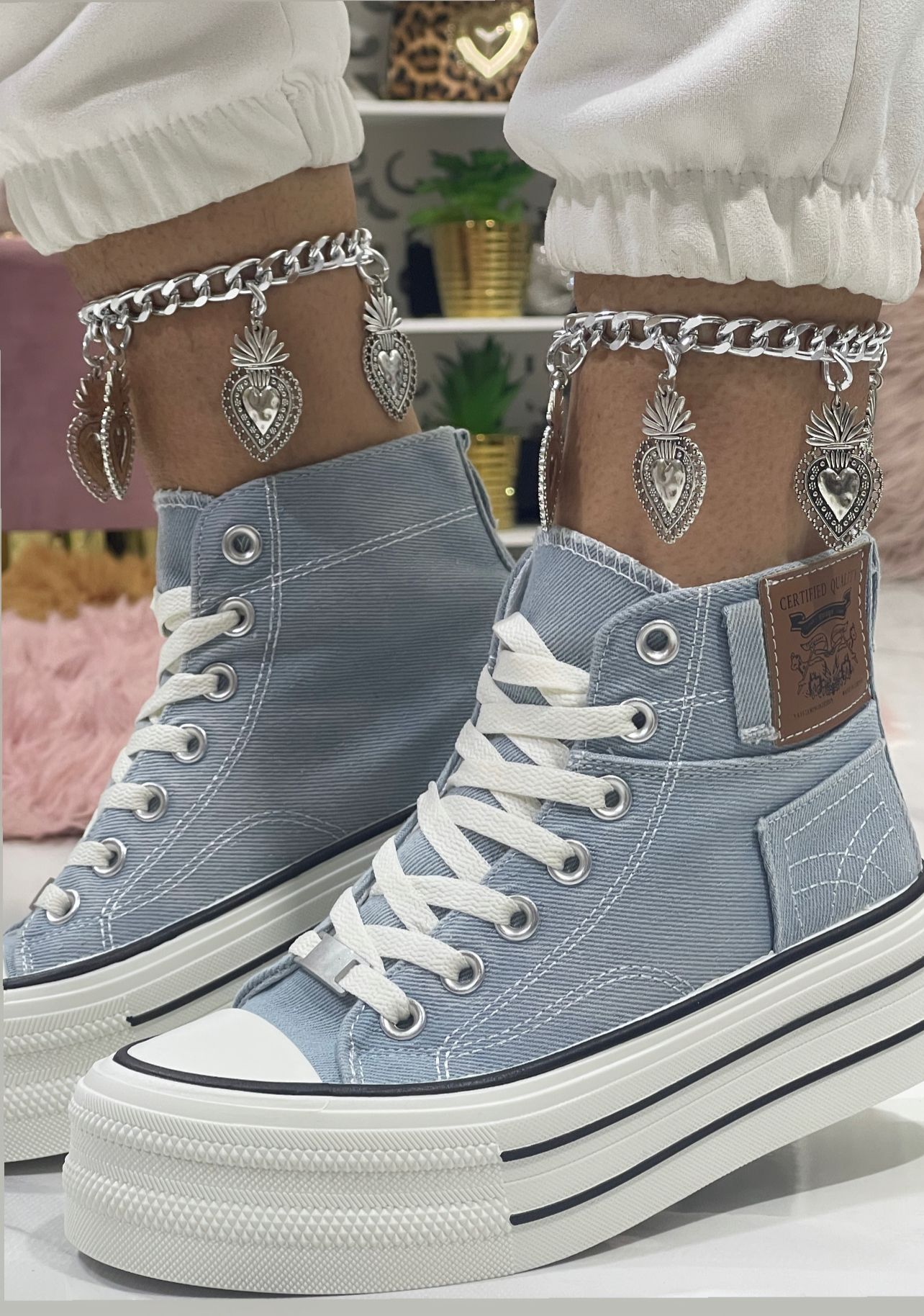 Clarissa Light Blue- Sneakers