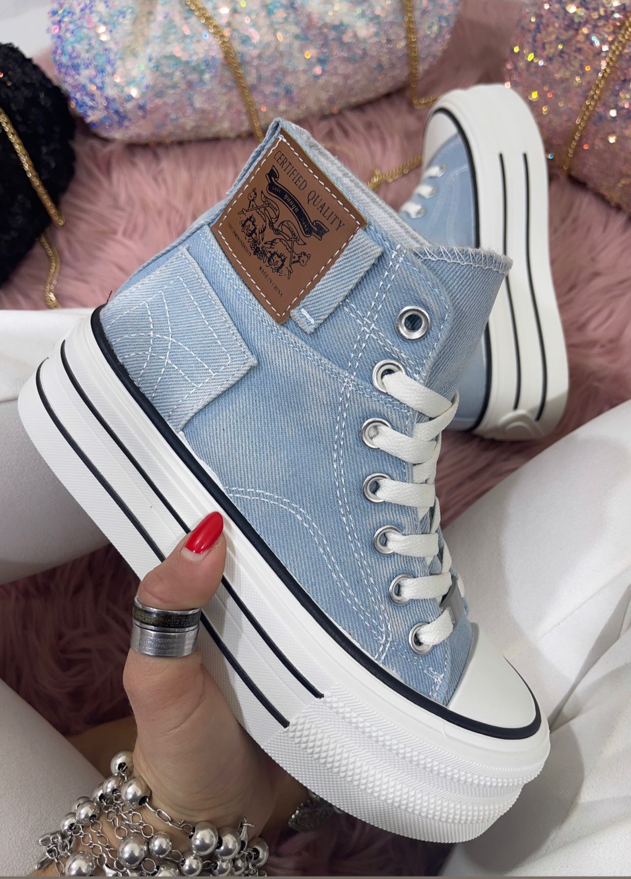 Clarissa Light Blue- Sneakers