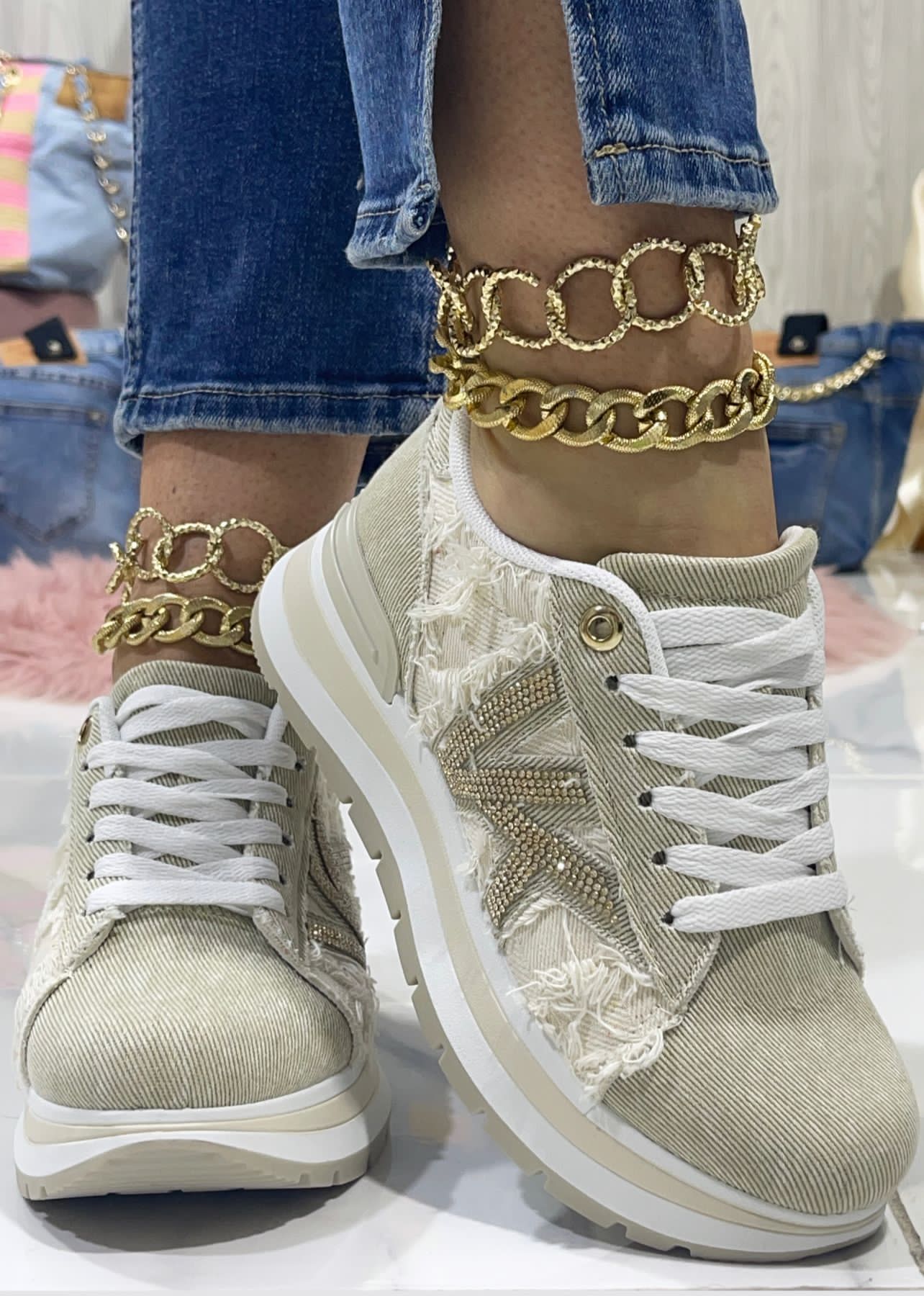 Iris Beige - Sneakers